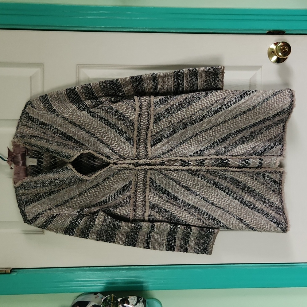 Chico's long grey cardigan